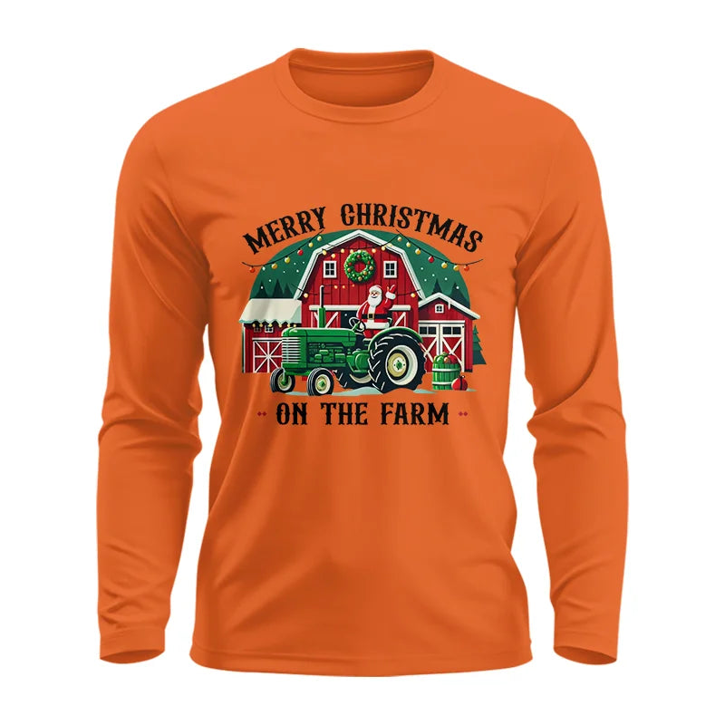 Merry Christmas On The Farm 1 - Unisex Ultra Cotton Long Sleeve Tee