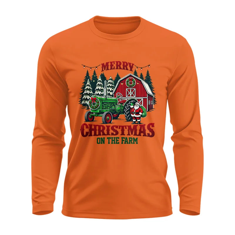 Merry Christmas On The Farm 3 - Unisex Ultra Cotton Long Sleeve Tee