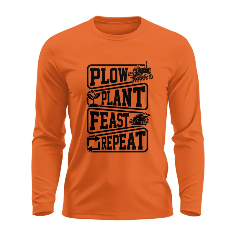 Image of Plow Plant Feast Repeat 1 - Unisex Ultra Cotton Long Sleeve Tee