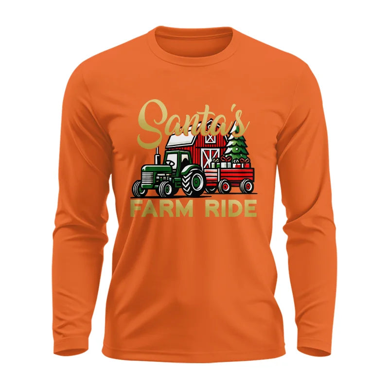 Image of Santa's Farm Ride 2 - Unisex Ultra Cotton Long Sleeve Tee