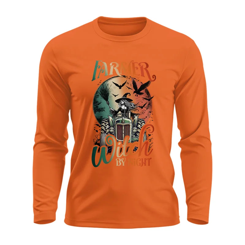 Tractor Halloween Farmer By Day Witch By Night - Unisex Ultra Cotton Long Sleeve Tee