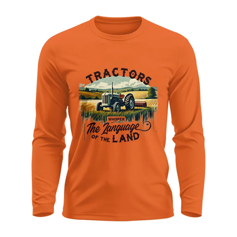 Image of Tractors Whisper The Language Of The Land 2 - Unisex Ultra Cotton Long Sleeve Tee