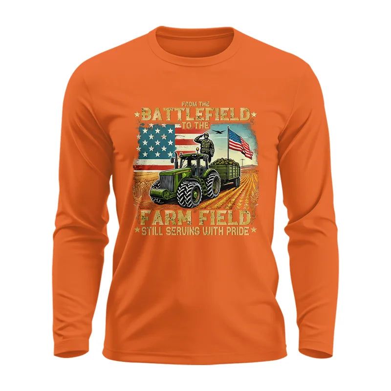 Veteran Farmer From The Battlefield To The Farm Field 2 - Unisex Ultra Cotton Long Sleeve Tee