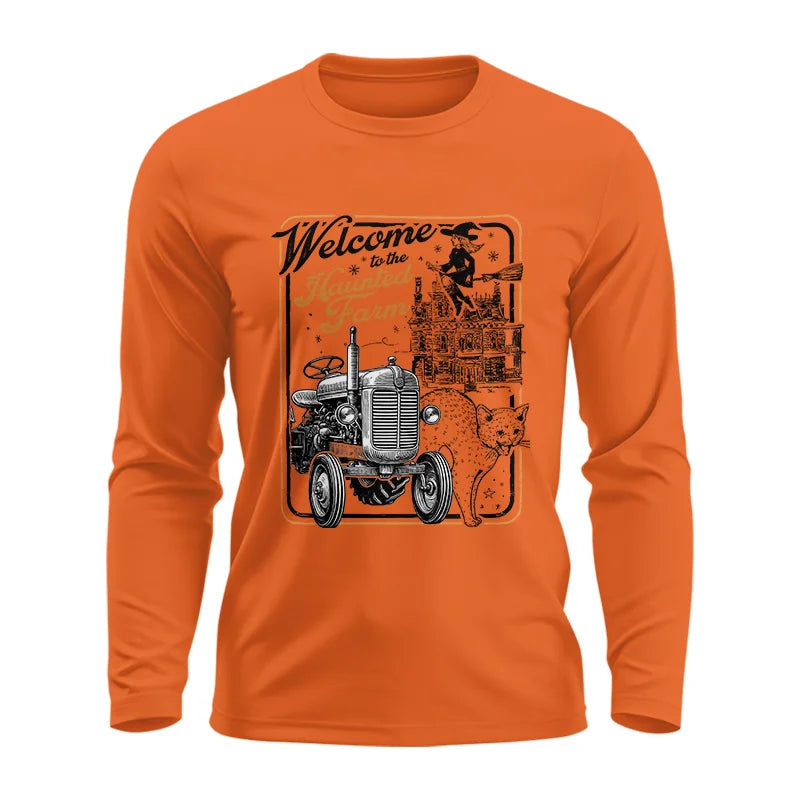 Image of Welcome To The Haunted Farm 1 - Unisex Ultra Cotton Long Sleeve Tee