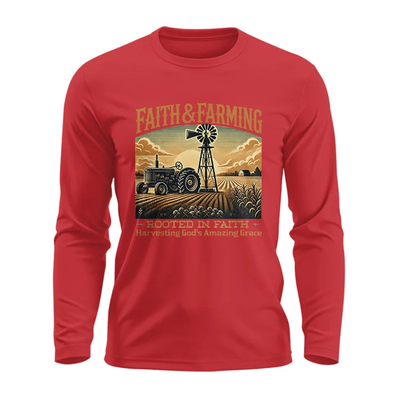 Faith And Farming 3 - Unisex Ultra Cotton Long Sleeve Tee