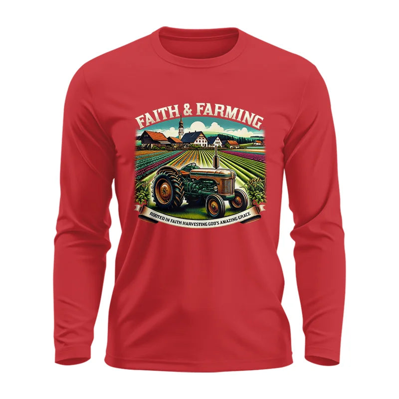 Faith And Farming 4 - Unisex Ultra Cotton Long Sleeve Tee