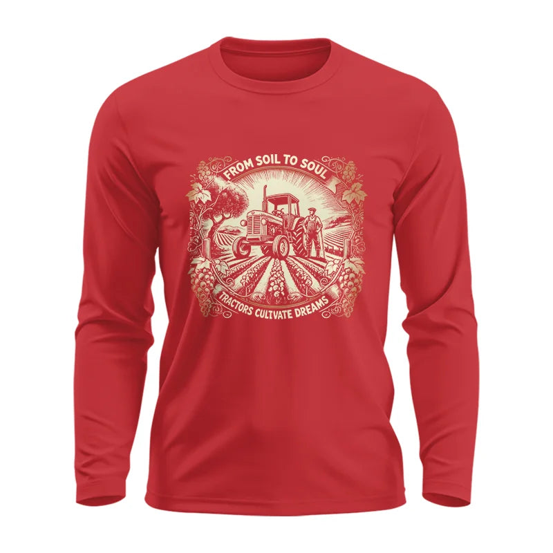 Image of From Soil To Soul_Tractors Cultivate Dreams 2 - Unisex Ultra Cotton Long Sleeve Tee