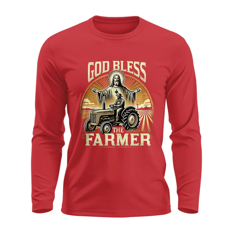 God Bless The Farmer 1 - Unisex Ultra Cotton Long Sleeve Tee