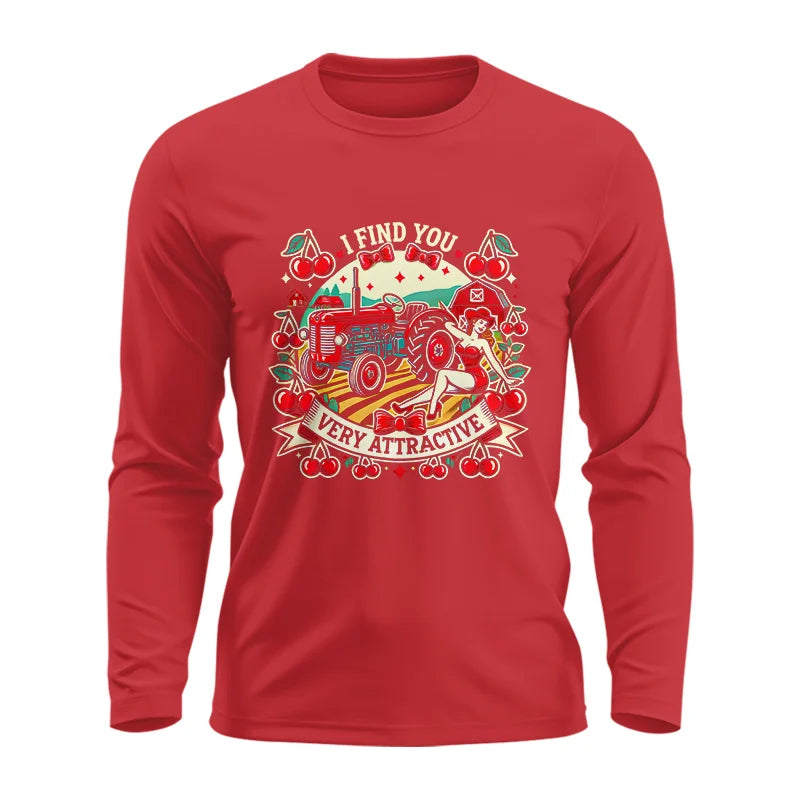 Image of I Find You Very Attractive Red Cherry - Unisex Ultra Cotton Long Sleeve Tee