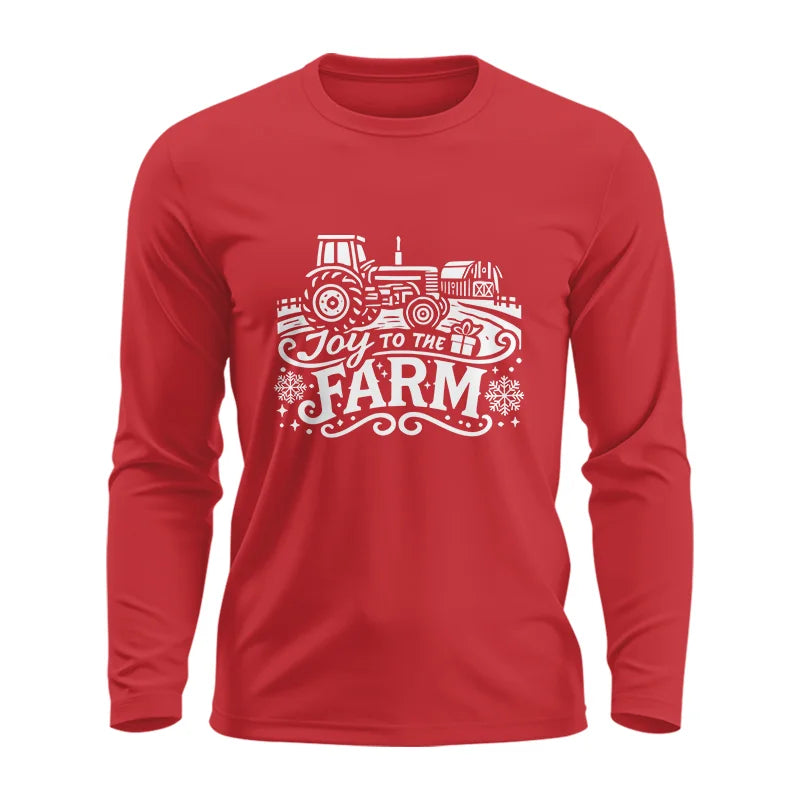 Image of Joy To The Farm 1 - Unisex Ultra Cotton Long Sleeve Tee