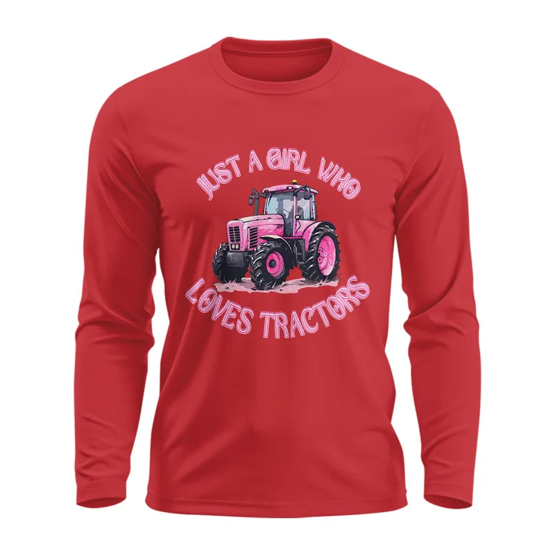 Just A Girl Who Loves Tractors 1 - Unisex Ultra Cotton Long Sleeve Tee