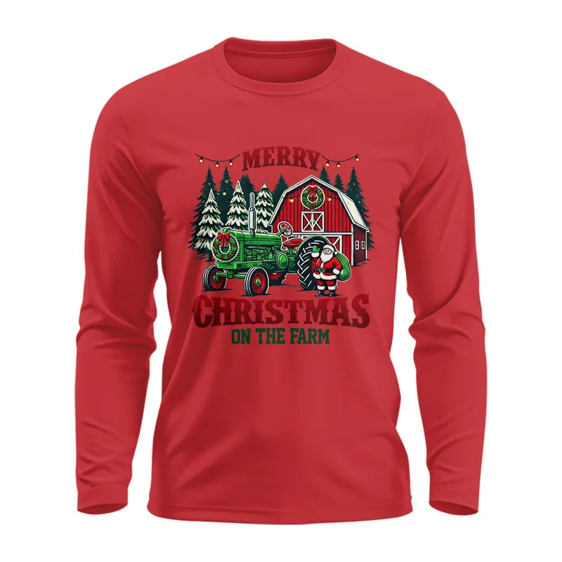 Merry Christmas On The Farm 3 - Unisex Ultra Cotton Long Sleeve Tee