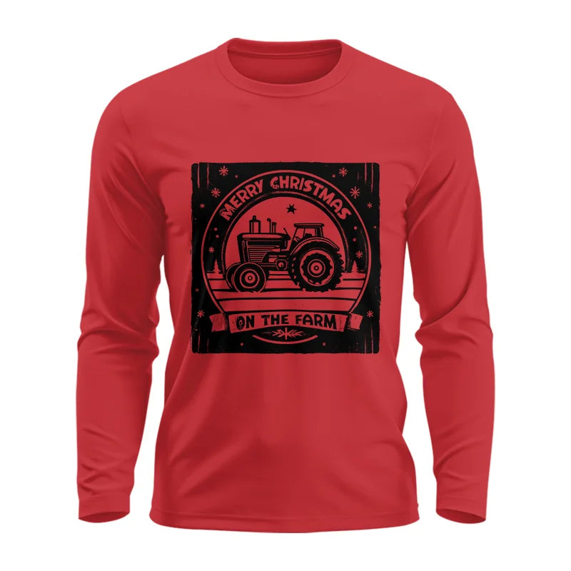 Merry Chritmas On The Farm 5 - Unisex Ultra Cotton Long Sleeve Tee