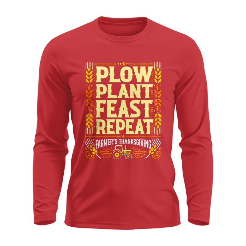 Image of Plow Plant Feast Repeat - Unisex Ultra Cotton Long Sleeve Tee