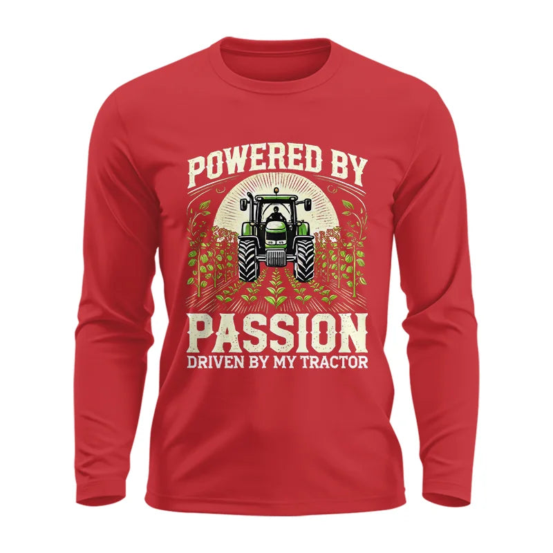 Image of Powered By Passion Driven By My Tractor 3 - Unisex Ultra Cotton Long Sleeve Tee