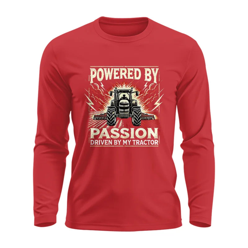 Image of Powered By Passion Driven By My Tractor 4 - Unisex Ultra Cotton Long Sleeve Tee