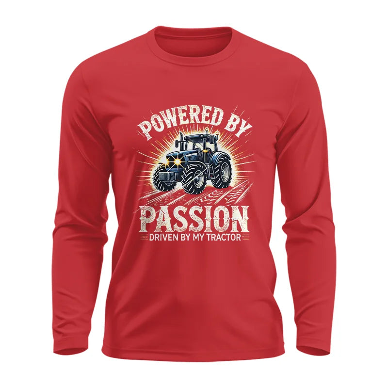 Powered By Passion Driven By My Tractor - Unisex Ultra Cotton Long Sleeve Tee