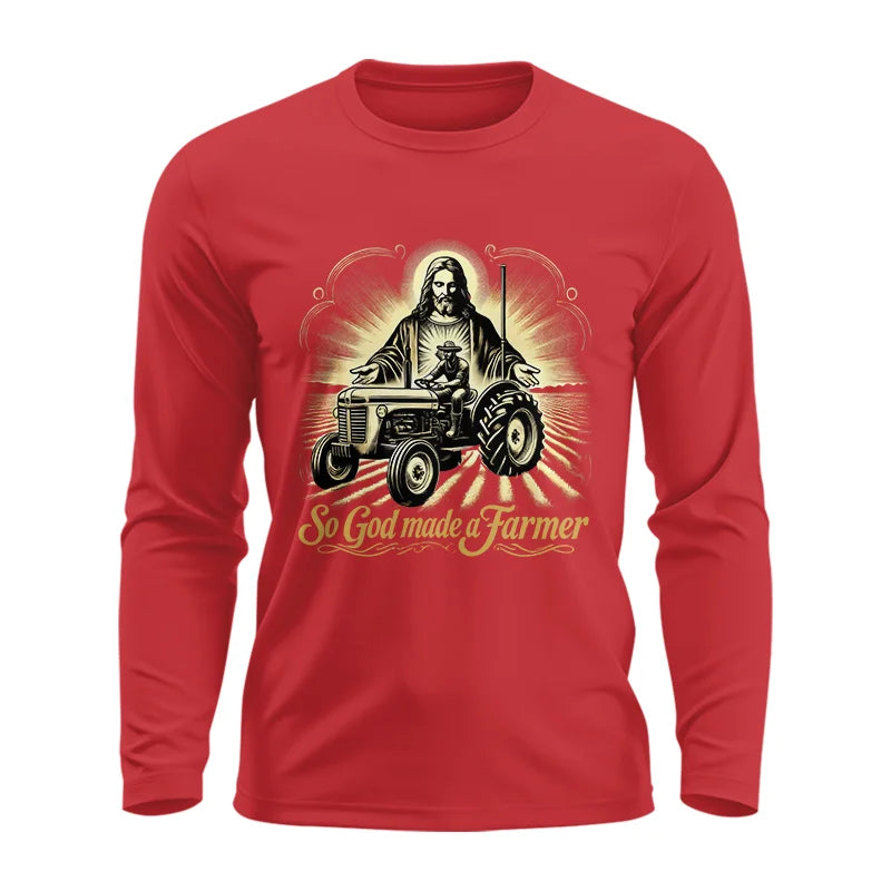 Image of So God Made A Farmer 2 - Unisex Ultra Cotton Long Sleeve Tee