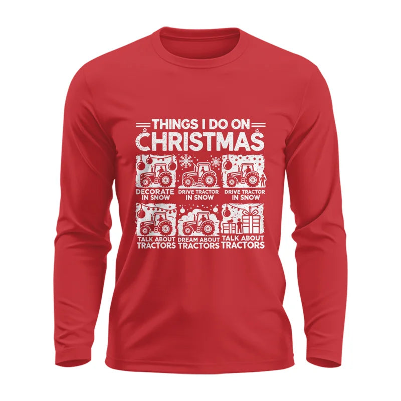 Image of Things I Do On Christmas - Unisex Ultra Cotton Long Sleeve Tee