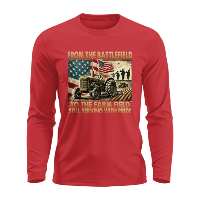 Veteran Farmer From The Battlefield To The Farm Field 1 - Unisex Ultra Cotton Long Sleeve Tee