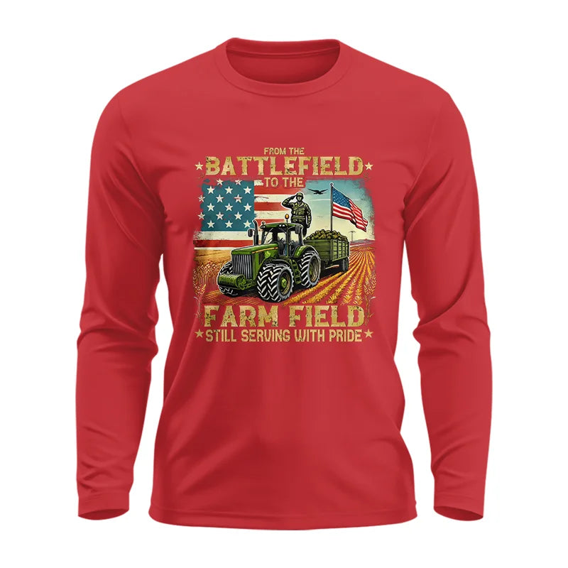 Veteran Farmer From The Battlefield To The Farm Field 2 - Unisex Ultra Cotton Long Sleeve Tee