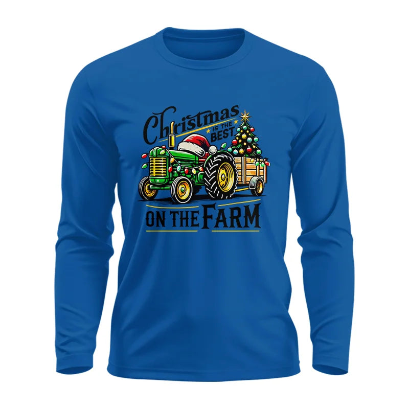 Christmas Is The Best On The Farm 3 - Unisex Ultra Cotton Long Sleeve Tee