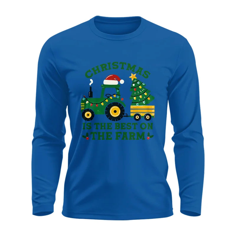 Image of Christmas Is The Best On The Farm - Unisex Ultra Cotton Long Sleeve Tee