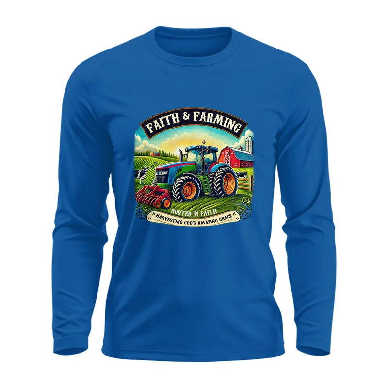 Image of Faith And Farming 2 - Unisex Ultra Cotton Long Sleeve Tee