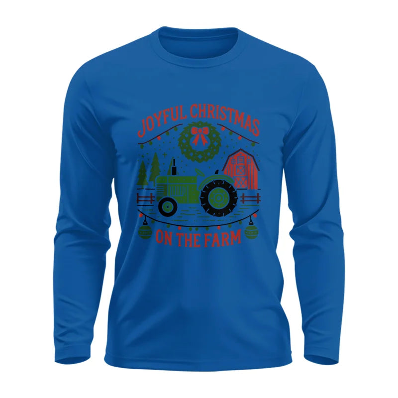 Joyful Christmas On The Farm 3 - Unisex Ultra Cotton Long Sleeve Tee