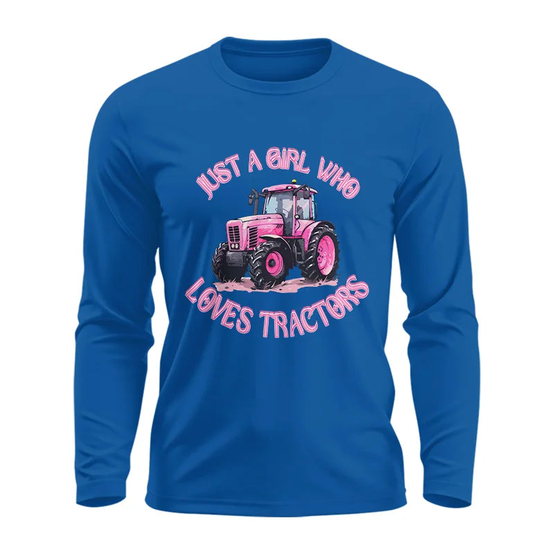 Just A Girl Who Loves Tractors 1 - Unisex Ultra Cotton Long Sleeve Tee