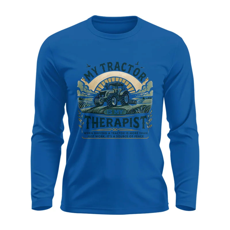 My Tractor Is My Therapist - Unisex Ultra Cotton Long Sleeve Tee