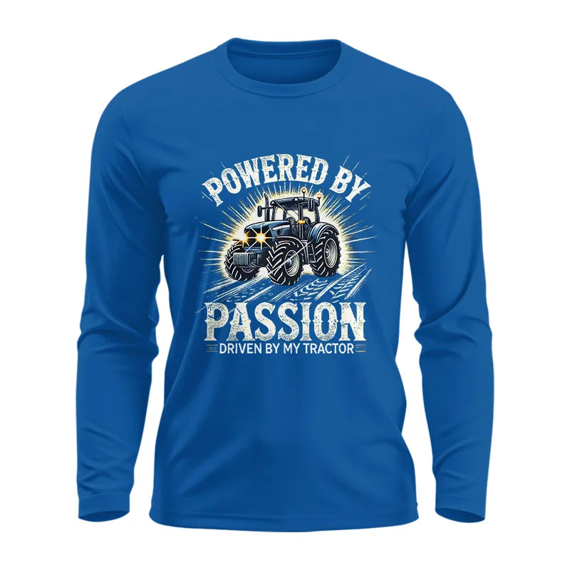 Powered By Passion Driven By My Tractor - Unisex Ultra Cotton Long Sleeve Tee