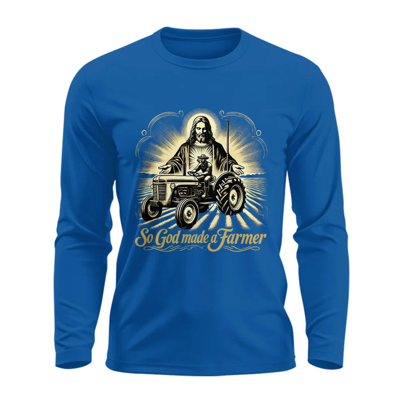 Image of So God Made A Farmer 2 - Unisex Ultra Cotton Long Sleeve Tee