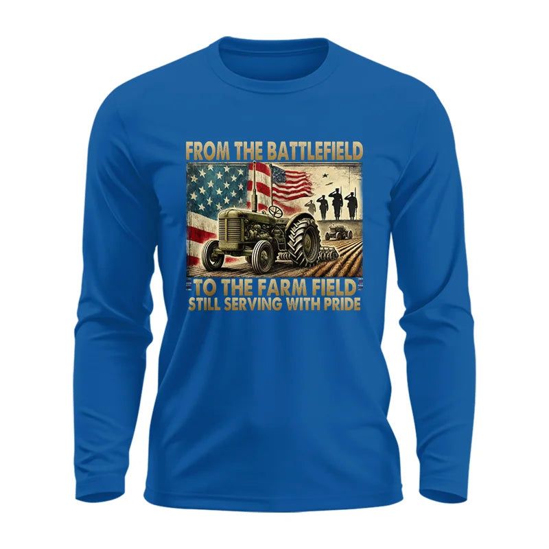 Veteran Farmer From The Battlefield To The Farm Field 1 - Unisex Ultra Cotton Long Sleeve Tee