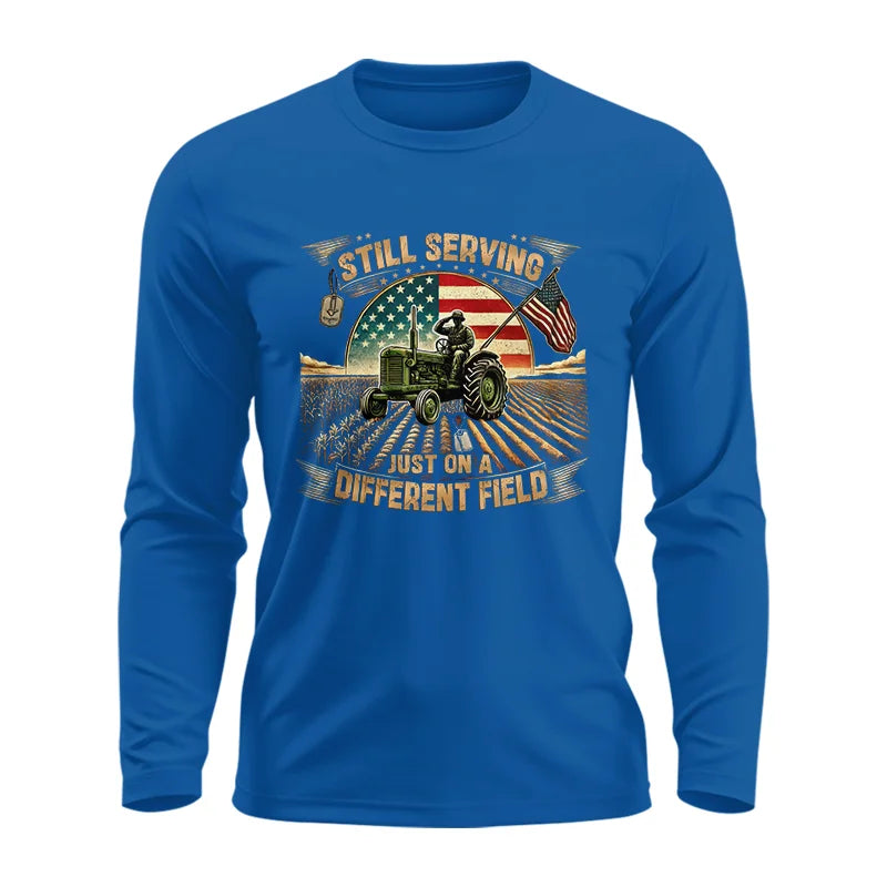 Image of Veteran Farmer Still Serving 8 - Unisex Ultra Cotton Long Sleeve Tee