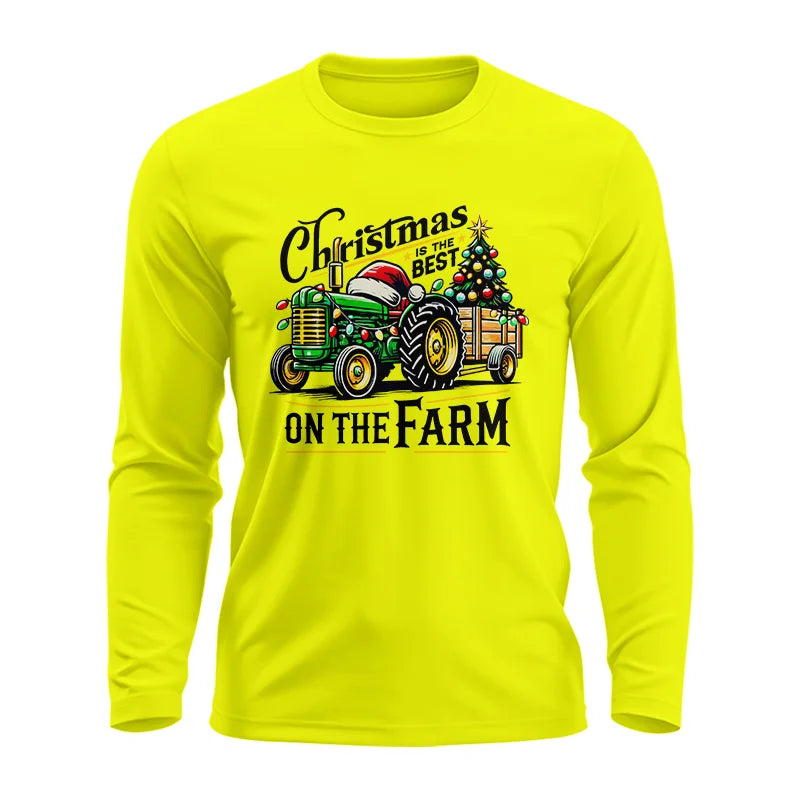 Christmas Is The Best On The Farm 3 - Unisex Ultra Cotton Long Sleeve Tee