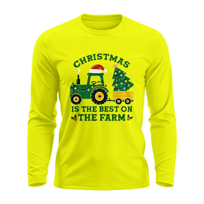 Christmas Is The Best On The Farm - Unisex Ultra Cotton Long Sleeve Tee