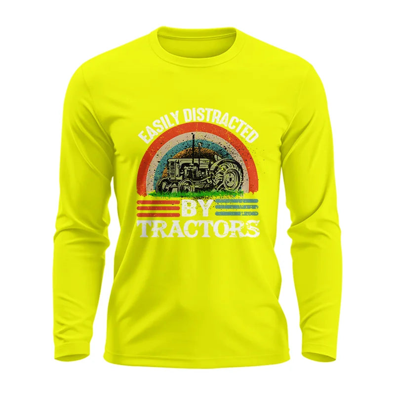 Easily Distracted By Tractors - Unisex Ultra Cotton Long Sleeve Tee