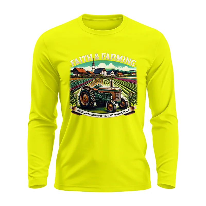 Image of Faith And Farming 4 - Unisex Ultra Cotton Long Sleeve Tee