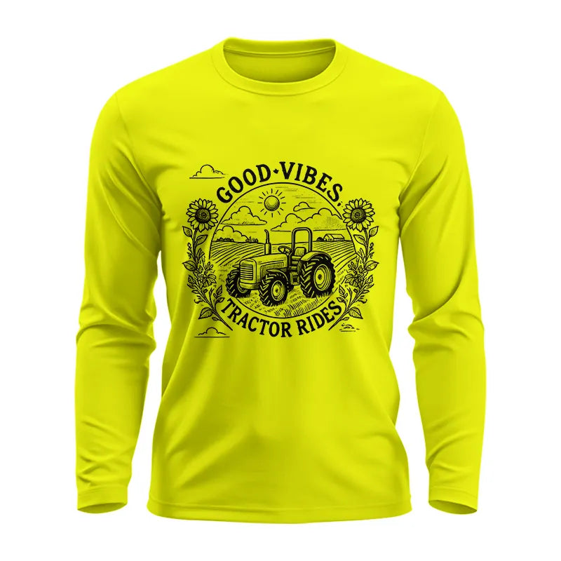 Image of Good Vibes Tractor Rides - Unisex Ultra Cotton Long Sleeve Tee