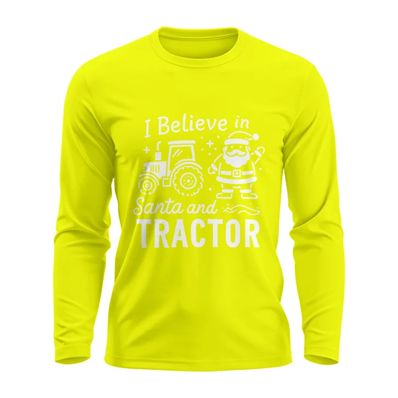 I Believe In Santa And Tractor - Unisex Ultra Cotton Long Sleeve Tee