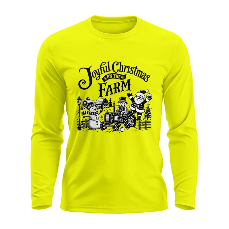 Joyful Christmas On The Farm 1 - Unisex Ultra Cotton Long Sleeve Tee