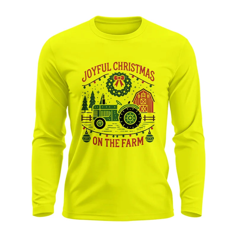 Joyful Christmas On The Farm 3 - Unisex Ultra Cotton Long Sleeve Tee