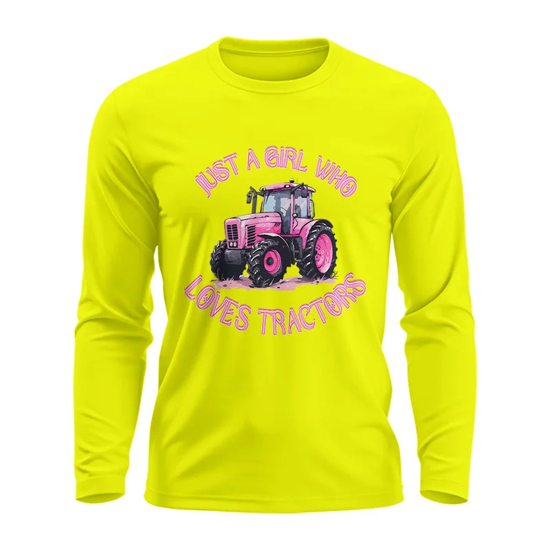 Just A Girl Who Loves Tractors 1 - Unisex Ultra Cotton Long Sleeve Tee