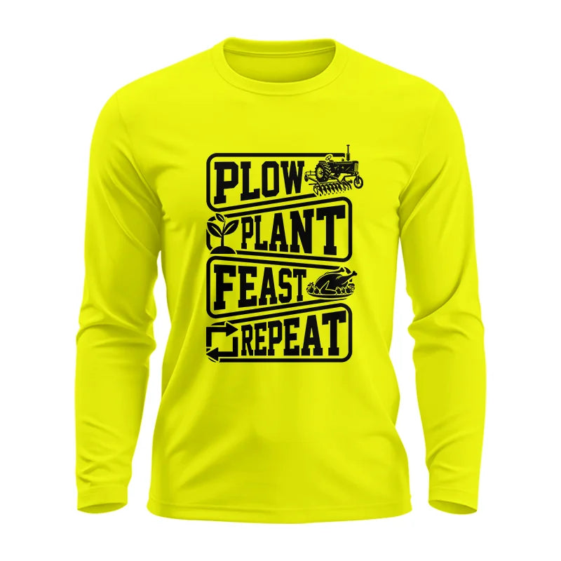 Image of Plow Plant Feast Repeat 1 - Unisex Ultra Cotton Long Sleeve Tee