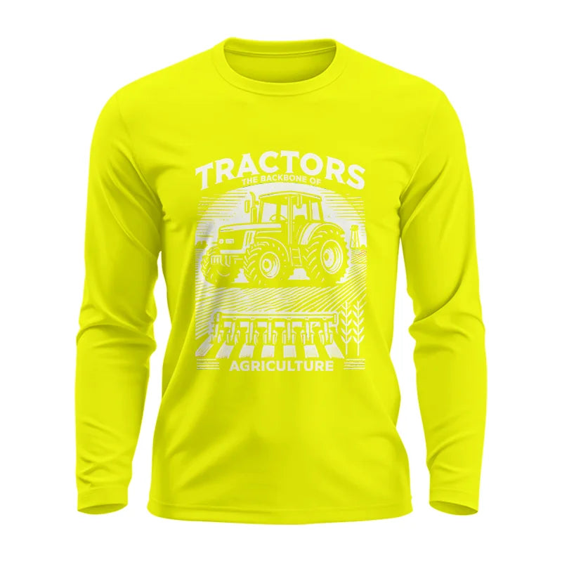 Image of Tractors The Backbone Of Agriculture - Unisex Ultra Cotton Long Sleeve Tee