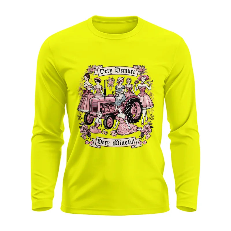 Very Demure Very Mindful Tractor - Unisex Ultra Cotton Long Sleeve Tee