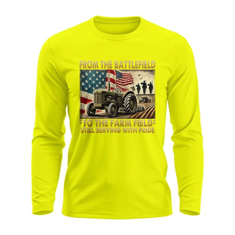 Veteran Farmer From The Battlefield To The Farm Field 1 - Unisex Ultra Cotton Long Sleeve Tee