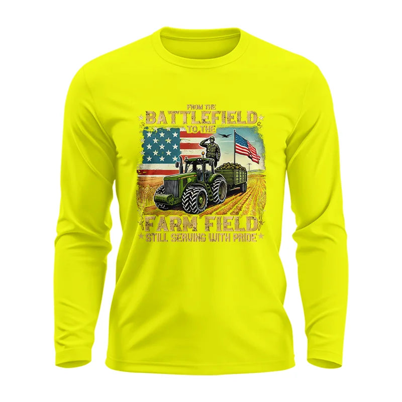 Veteran Farmer From The Battlefield To The Farm Field 2 - Unisex Ultra Cotton Long Sleeve Tee