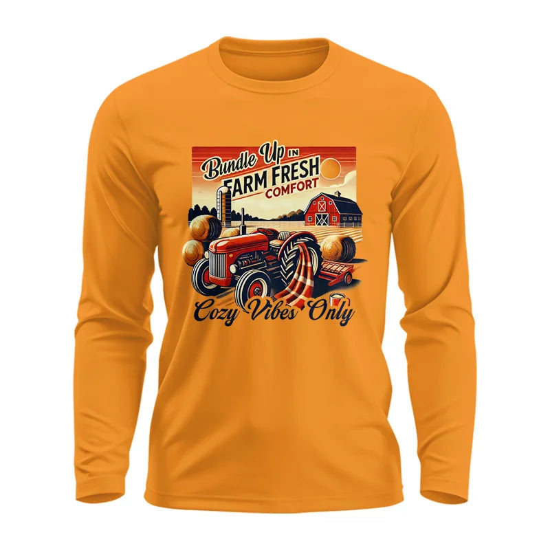 Image of Bundle Up in Farm Fresh Comfort_Cozy Vibes Only 2 - Unisex Ultra Cotton Long Sleeve Tee